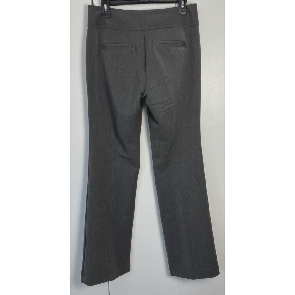 ELLE Womens Gray Straight Leg Dress Pants Size 6 - Picture 7 of 7